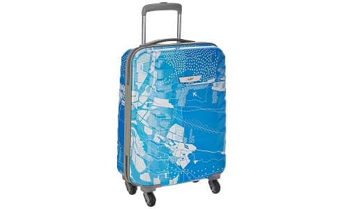 Buy Skybags New Moulded Polycarbonate (Set of 3) Small Medium and Large  8Wheels Cabin and Check-in Strolly Luggage (Orange) at Amazon.in